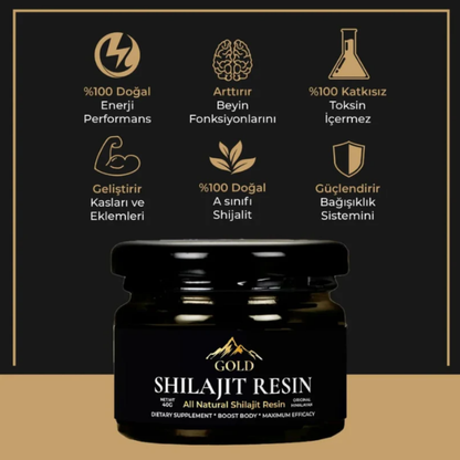Shilajit Gold Saf Himalayan Reçine